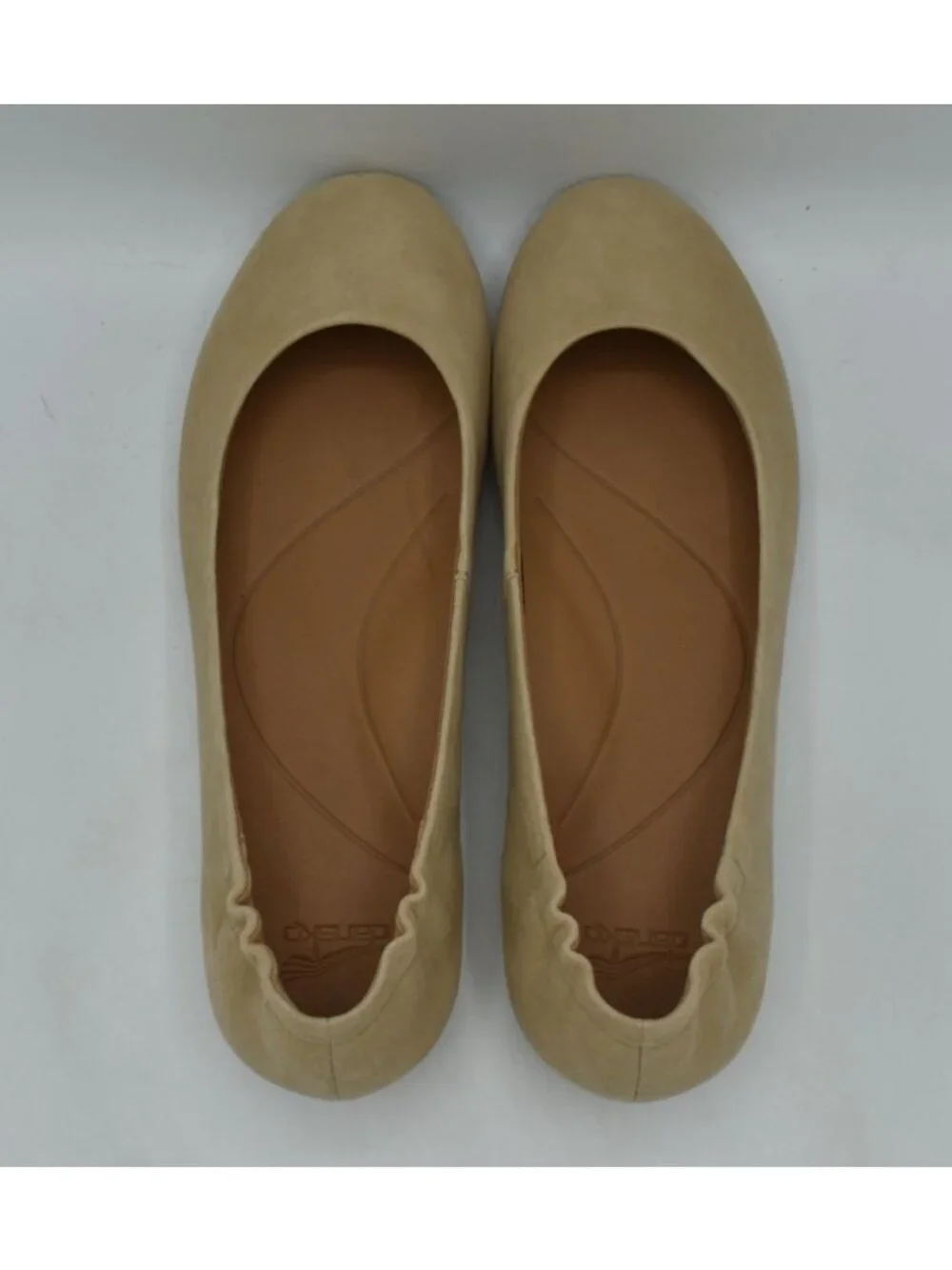 Dansko Womens Size EU 39 US 8.5-9 Mollie Sand Suede Ballet Flats‎ Shoes